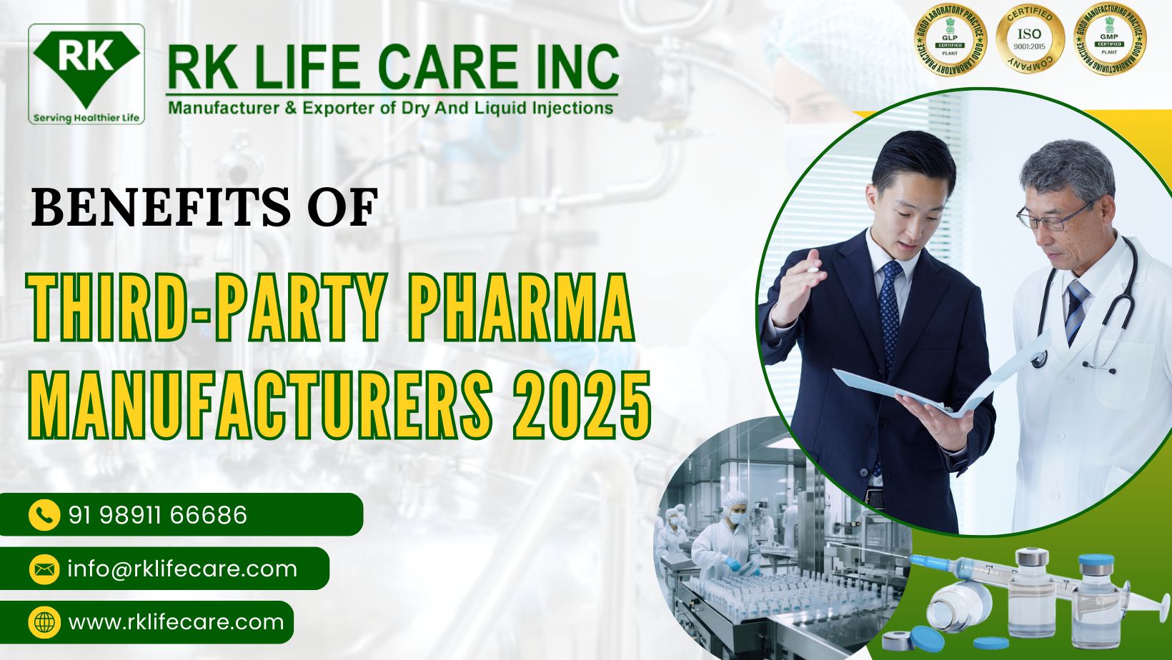 Benefits of Third-Party Pharma Manufacturers 2025